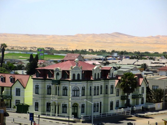 Swakop surrounded by desert