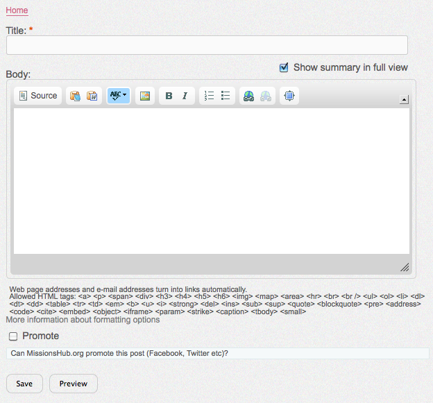 Create Blog